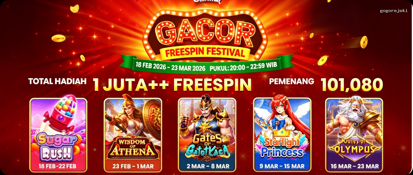 Login gogorejeki Sekarang Bonus Melimpah
